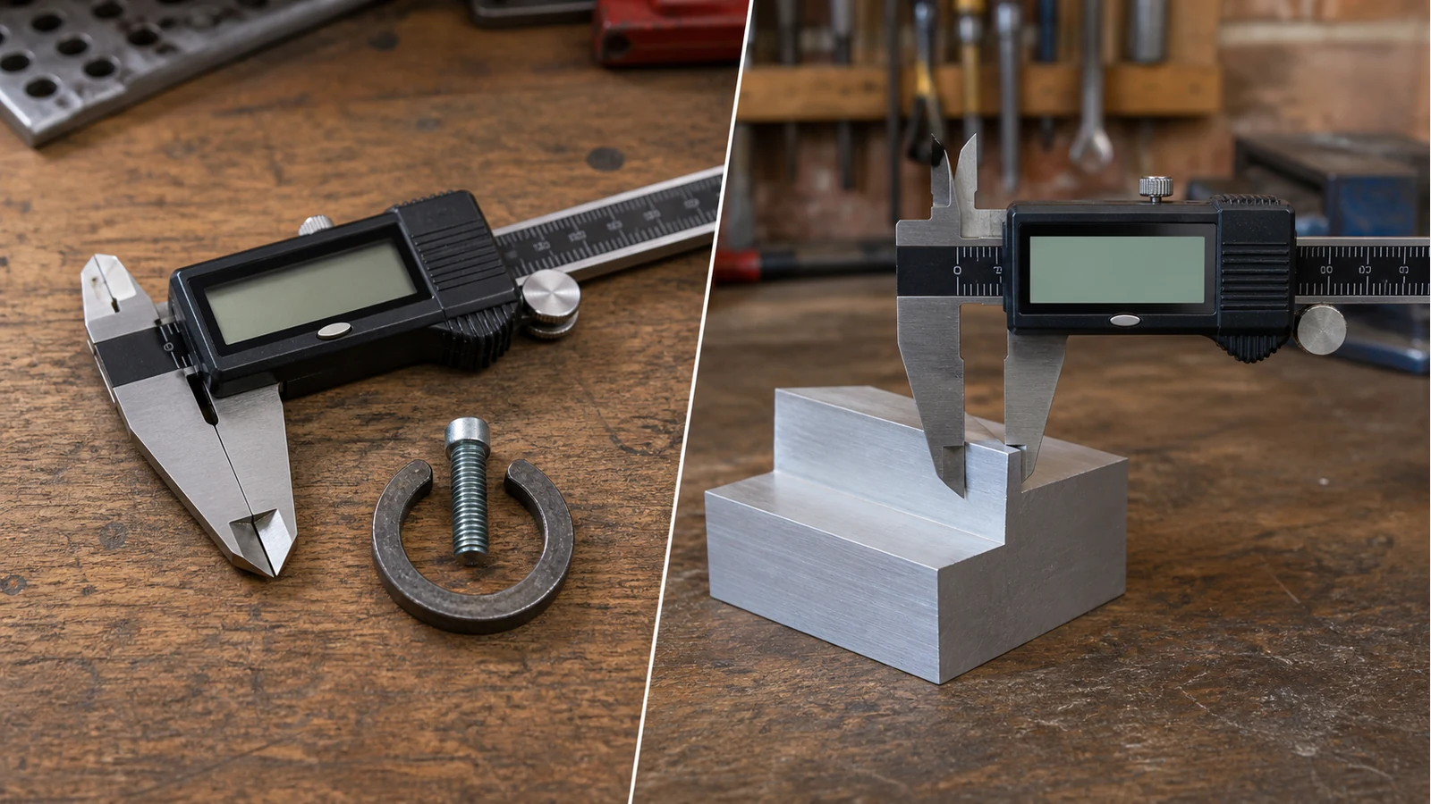 Illustration of absolute origin retention versus temporary incremental zero on a digital caliper